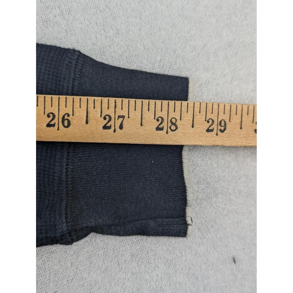 Polo Ralph Lauren Mens Navy Blue Waffle Knit Thermal Sleepwear Shirt Medium